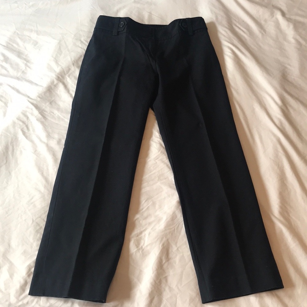 ANN TAYLOR Navy Crapri Pants, SZ 0